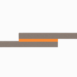 Lim og tape kan reducere vibrationer, træthed og støj. Grafik af vibrerende overlappende forskydningssamling.