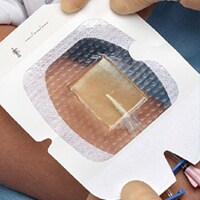 3M transparent forbinding med CHG gelpude
