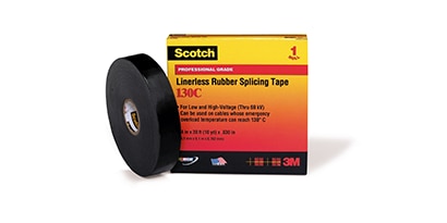 Scotch® 130C uden liner, selvvulkaniserende gummisplidsestape 

