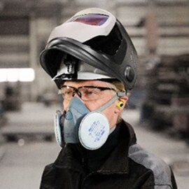 Halv- og helmasker til svejsning