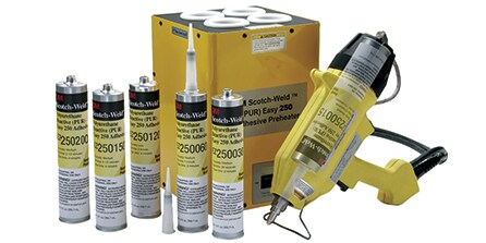 3M Scotch-Weld™ PUR klæbestoffer til fastgørelse af installationer og kanter
