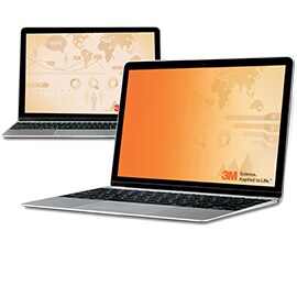 Databeskyttelse i guld på en bærbar pc