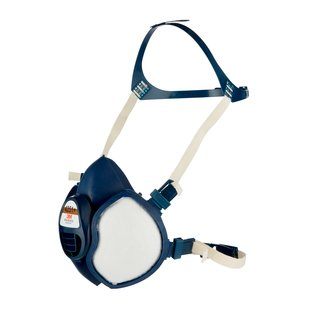 3M™ Vedligeholdelsesfri halvmaske, FFA1P2 R D-filtre, 4251+
