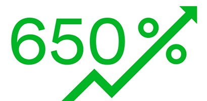 Infografik om den procentvise stigning i brud på sikkerheden i offentlige myndigheder

