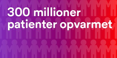 300 millioner patienter opvarmet
