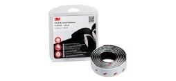 3M™ Scotchmate™ genoplukkelige fastgørelsessystemer SJ-3520BP, Krog og løkke, Sort, Indendørsbrug